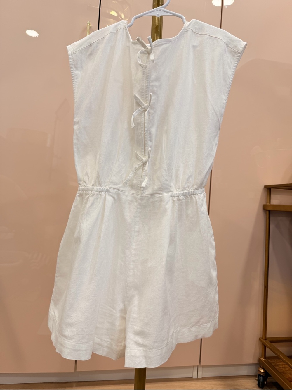 Zara White Cotton Kids Romper